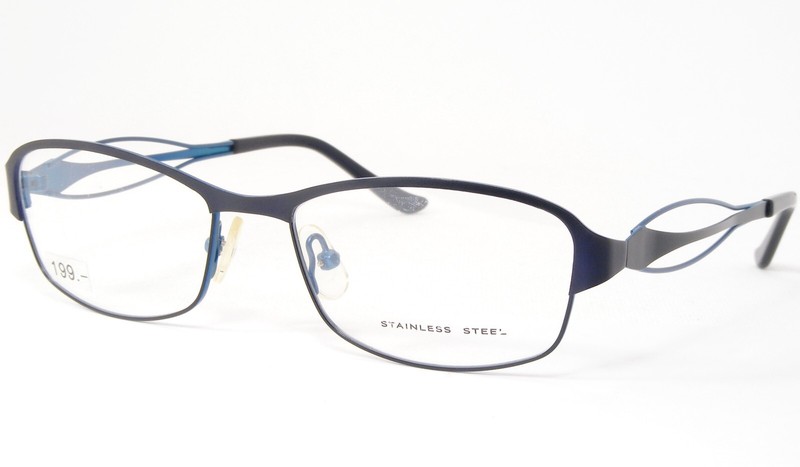 OU 43.422.03 Dark Blue /Black UNIQUE RARE EYEGLASSES GLASSES 52-16-138mm Germany