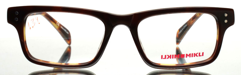 MIKLI ML1229 C01J Tortoise Mens Rectangle Full Rim Eyeglasses 51-19-145 B:33 gallery