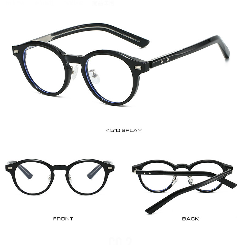 TR90 UV Protection Oval Eyeglasses Unisex Fashion Classic Clear Lens Glasses Hot