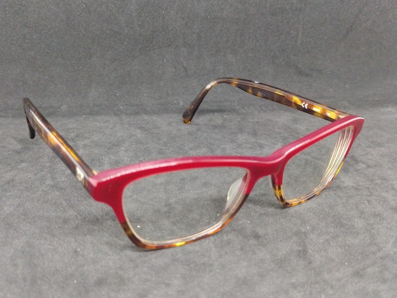 Diane Von Furstenberg DVF5029 653 Red & Tortoise Eyeglasses Frames 50 17 140