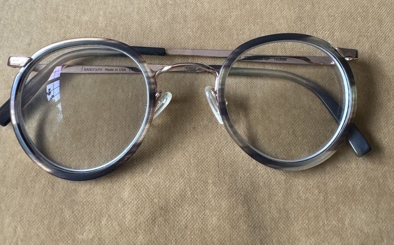 Randolph Engineering P3 23K Rose GP 49-23-140 Eyeglasses Frame, HandMade In USA