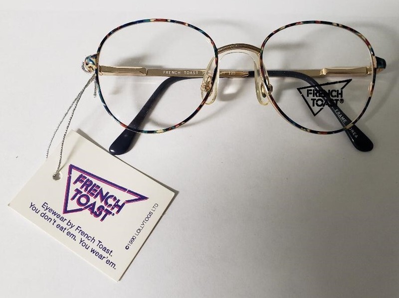 Vintage FRENCH TOAST Eyeglasses 396 F46 Multi Color Spring Hinges Uni-fit Bridge gallery