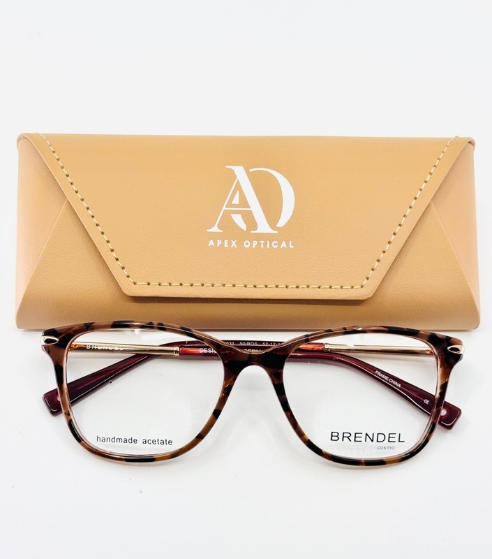 BRENDEL 924031 50/ROS Rose Gold Womens Semi Cat Eye Eyeglasses 52-17-140 B:40