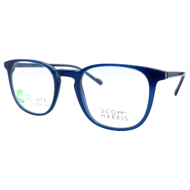SCOTT HARRIS UTX – SHX020 C3 51/22/145 – NAVY BLUE – NEW Authentic EYEGLASSES
