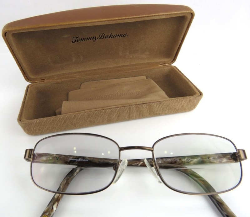 Tommy Bahama TB 159 SAND DUNE 145 Eyeglass Frames w/Case + Cloth Men Women