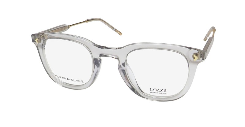 NEW LOZZA VL4312 EYEWEAR CRYSTAL MENS PLASTIC 06A7 SQUARE FULL-RIM 48-26-145