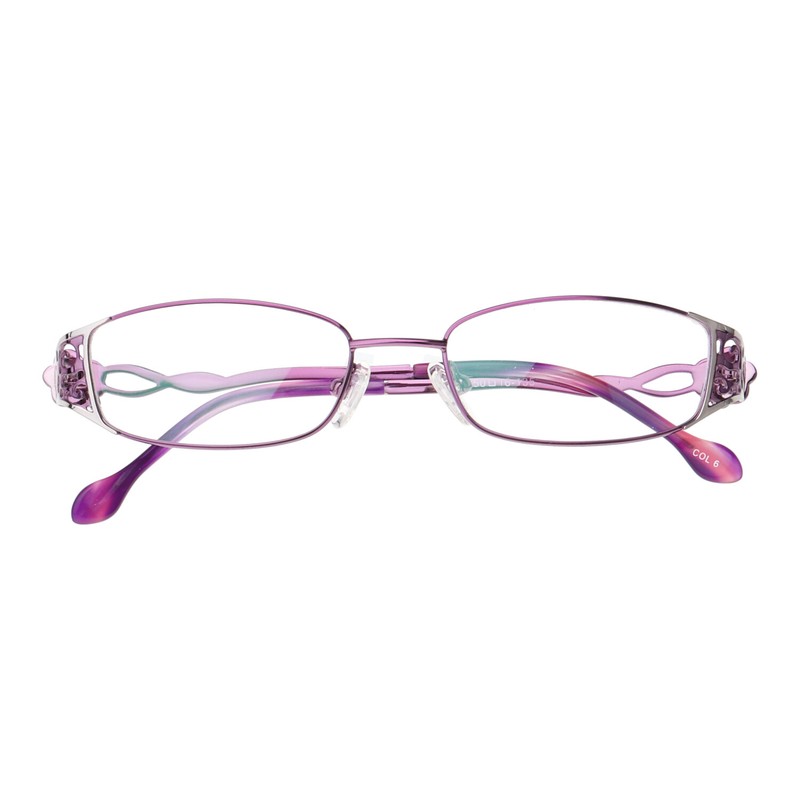 Designer Fashion Women Metal Full Rim Eyeglassses Frames Optical Eyewear RX Able gallery