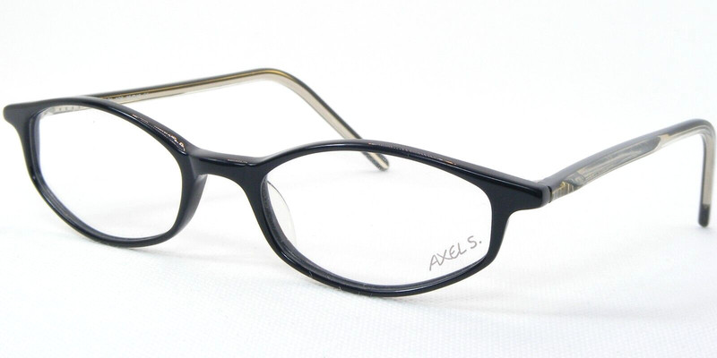 AXEL S. AX 847 100 BLACK /CLEAR EYEGLASSES GLASSES FRAME 48-19-143mm Germany