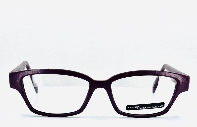NEW ITALIA INDEPENDENT 5018 CRK.010 Burgundy Rectangle Eyeglasses 52-15-145 B:35