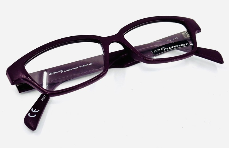 NEW ITALIA INDEPENDENT 5018 CRK.010 Burgundy Rectangle Eyeglasses 52-15-145 B:35 gallery