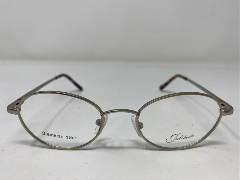 Jubilee JUB-BB4154 Antique Silver 47-18-135 Metal Full Rim Eyeglasses Frame +P64