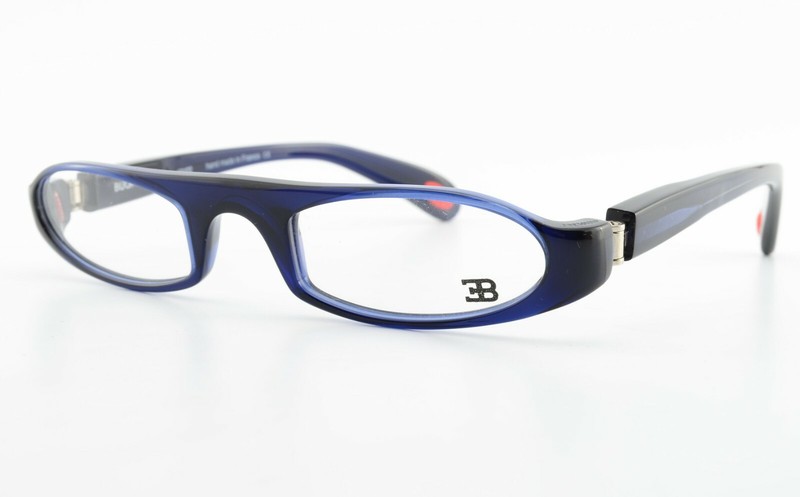 BUGATTI Eyeglasses Odotype Col. Midnight Blue 329 28 Ettore 47[]22 Eye Frame ... gallery