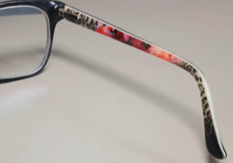 Guess Eyeglasses GU2506-005 Womens Frames Pink Floral/Leopard 52-15-135 gallery