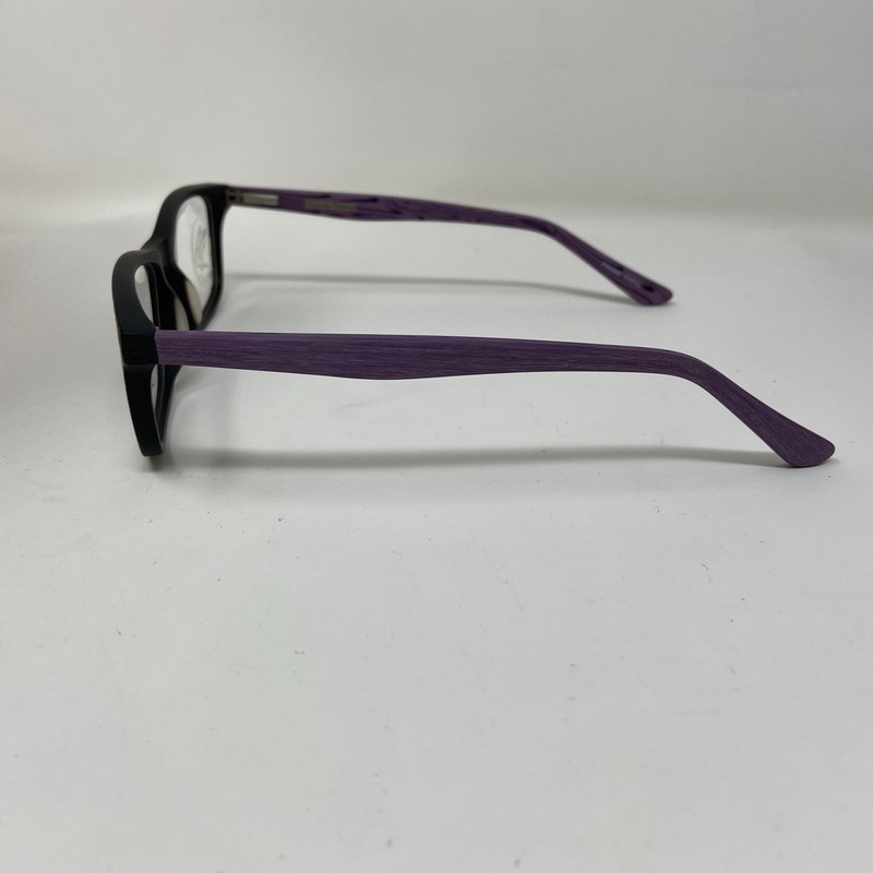 CHLOGAN EYEWEAR 9000 52-17-138 PURPLE BLACK WOOD FLEX HINGE HR94 gallery