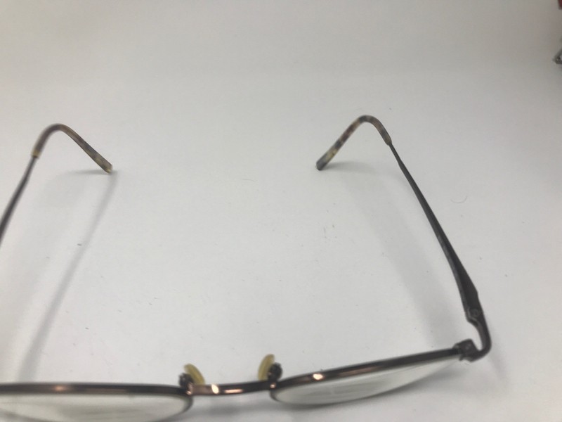 Magic Clip Womens Eyeglasses M254 47-18-145 Dark Brown Polish NR69 gallery