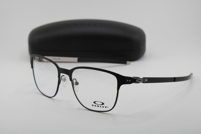 NEW OAKLEY OX3248-0152 SELLER BLACK GUNMETAL COAL AUTHENTIC EYEGLASSES 52-18