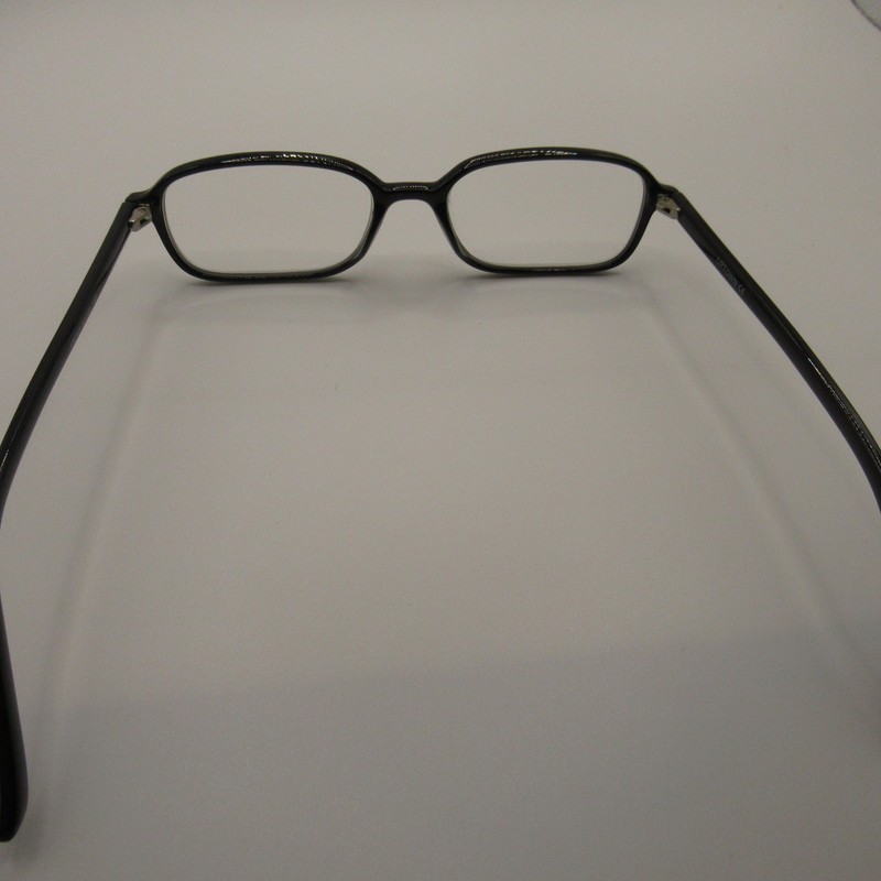 Uptown Ebony Black Eyeglass Frames 51-18-145 Full Rim Rectangular Glasses gallery