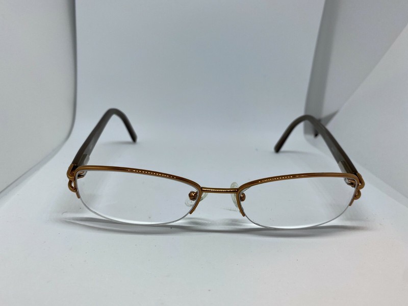 Bellissima Womens Eyeglass Frame Half Rimless BL 619 52-16-135 gallery