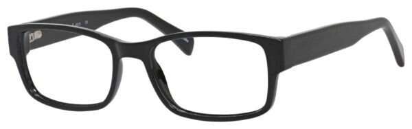 ENHANCE EN4005 UNISEX PLASTIC EYEGLASSES 51-17-140 BLACK WITH SOFT CASE