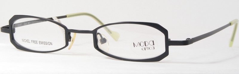Vintage MODA OPTICA MO 2257 N1 Black UNIQUE RARE EYEGLASSES 43-21-139mm Germany