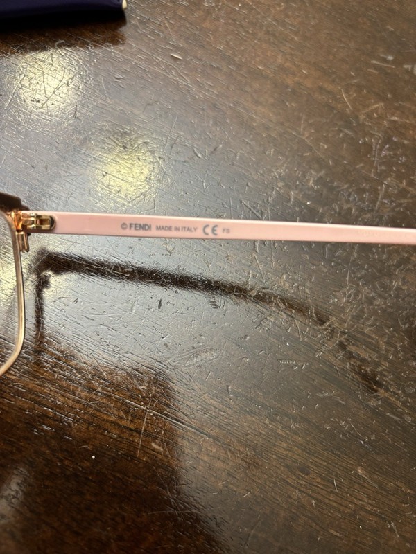 Authentic Fendi Light Pink/Mauve Rose Gold Eyeglasses gallery