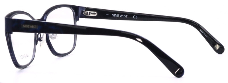 Nine West NW1059 434 Navy W-Cheetah Womens Cat Eye Eyeglasses 52-16-135 B:40 gallery