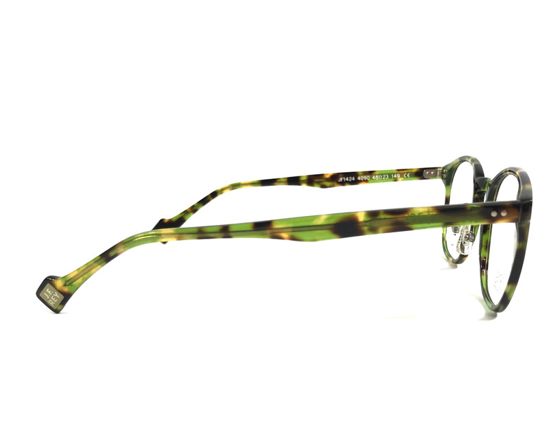 J.F. Rey Eyeglasses Frames JF1424 4090 Demi Green Tortoise Square 48-23-149 gallery