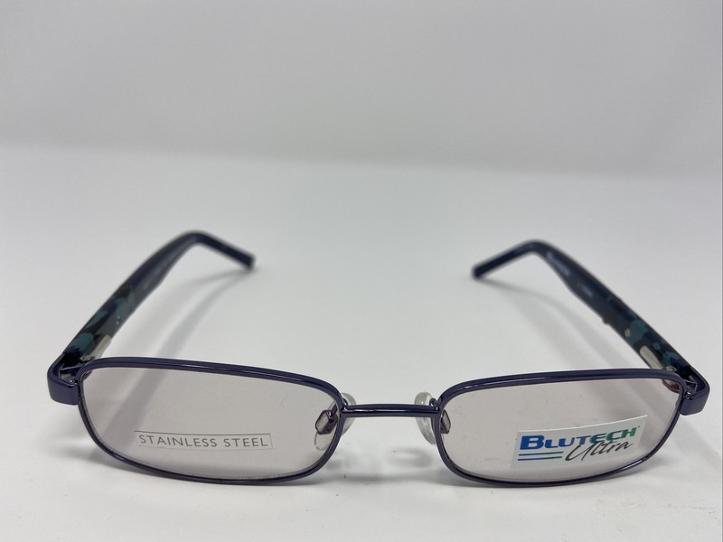 BLUTECH ULTRA EYEGLASSES FRAME UNDERCOVER BLUE GUNMETAL/BLUE 48-17-135 RR43