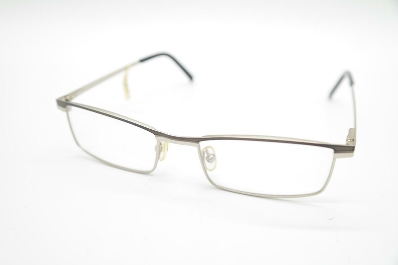 Opdo 3443-1 Black Silver Square Glasses Eyeglass Frame New gallery