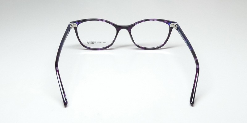 NEW WILLIAM MORRIS LONDON 50246 GLASSES C3 PURPLE FULL-RIM PLASTIC WOMENS CAT gallery