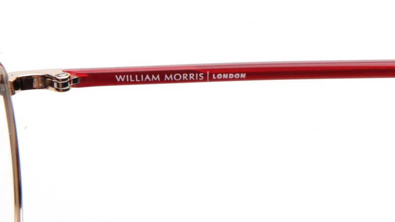 New William Morris LN50240 C3 Gold Red Eyeglasses Frame 49-16-130mm B40mm gallery