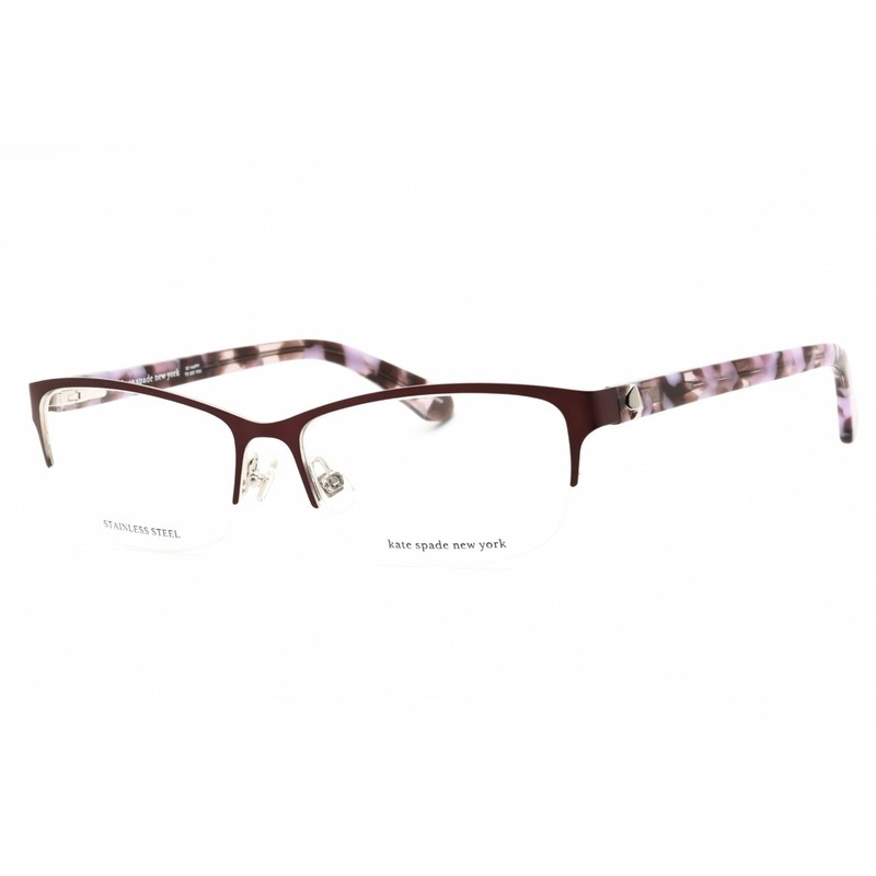 Kate Spade Women’s Eyeglasses Violet Rectangular Half Rim Frame Marnie 0B3V 00