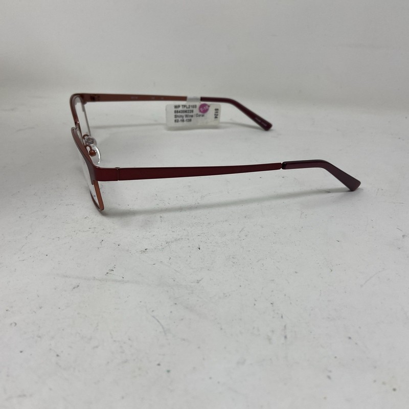 Ti Flex Eyewear 2103 604 Wine Burgundy 52-16-135 Flex Titanium Eyeglasses QX77 gallery