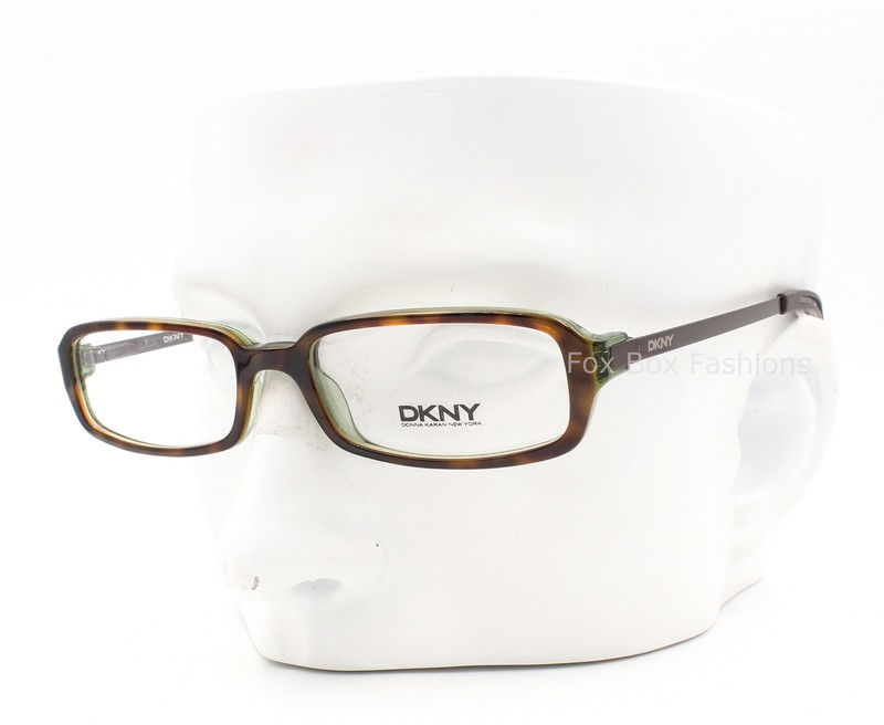 Dkny DY 4597 3447 Eyeglasses Glasses Brown Tortoise on Green 50-16-135 (Small)