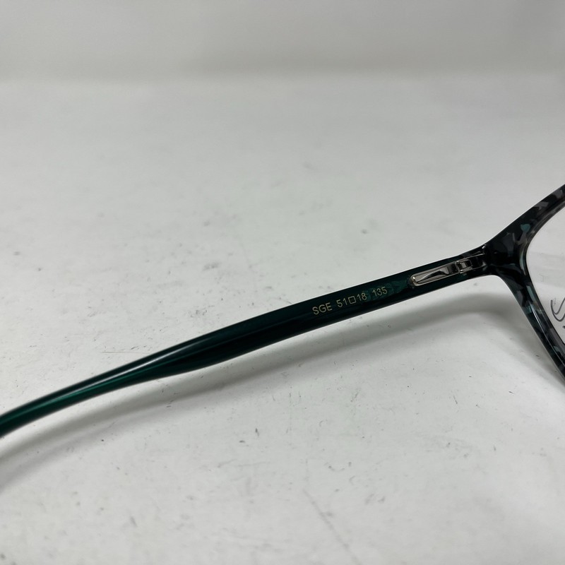 GLEN LANE EYEWEAR LANCASTER SGE 51-18-135 GRAY GREEN W/ POLARIZED SUN CLIP JW42 gallery