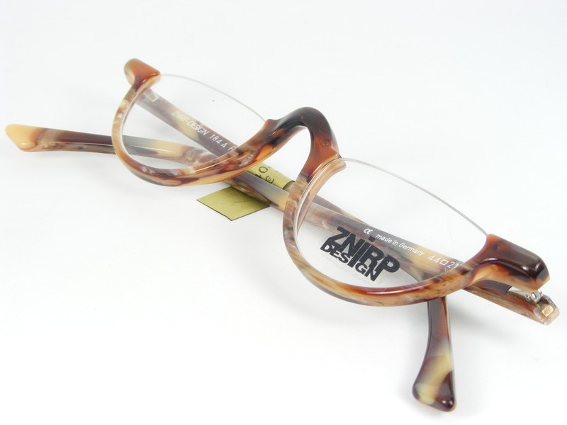 Vintage ZNIRP DESIGN 184 A F 154 MULTICOLOR EYEGLASSES FRAME 44-21-140mm Germany gallery