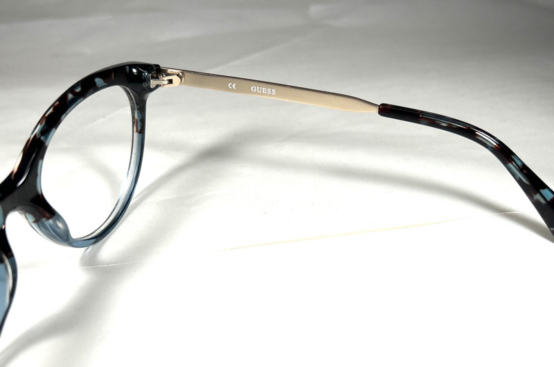 Guess GU2462 BL Eyeglasses Frame Blue Tortoise 2462, Size: 51-18-135 gallery