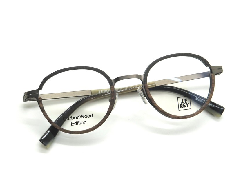 J.F. REY JF2980 0590 Carbon Wood Edition 48mm Authentic Eyeglasses