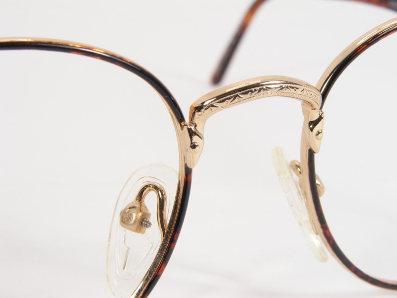 Vintage MAISON de FRAMES A3213P Gold /Demi Brown UNIQUE EYEGLASSES 48-20-134mm gallery