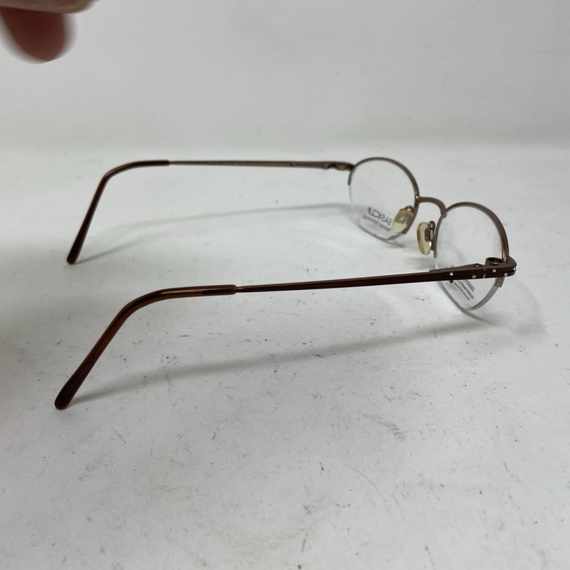 EASYCLIP S2445 48-19-135 15 Brown W/ Polarized Sun Clip Eyeglasses 241T gallery