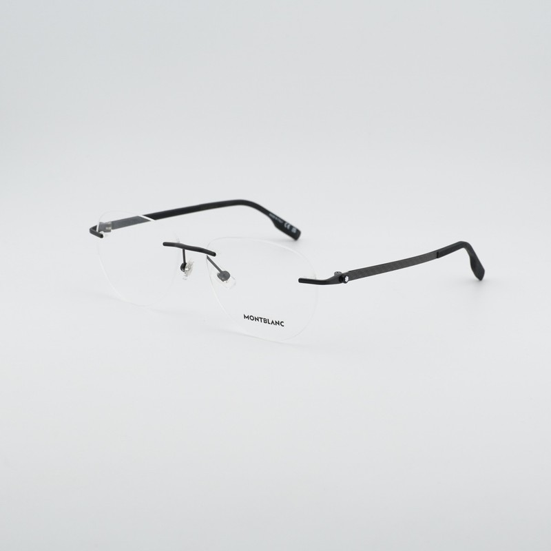 NEW Montblanc MB0186O 001 Black 56mm Eyeglasses gallery