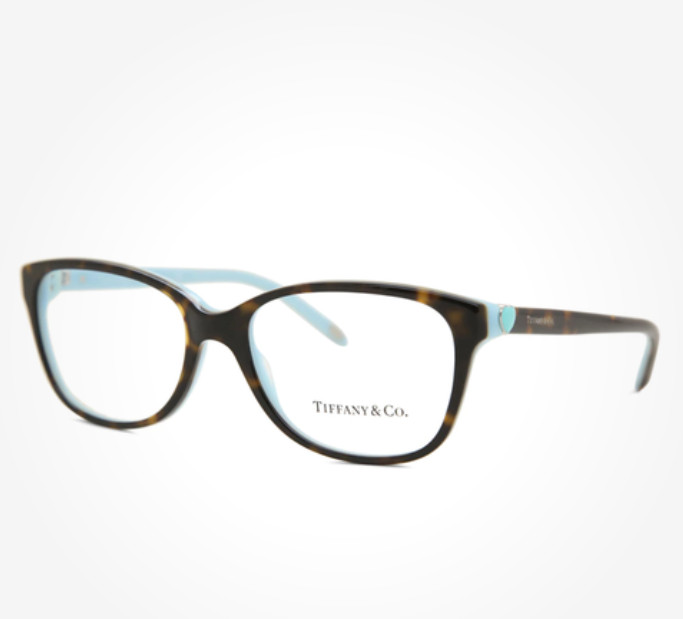 TIFFANY & CO . eyeglasses – TF2097 8134 – Tortoise Brown / Blue – Womens – 52mm