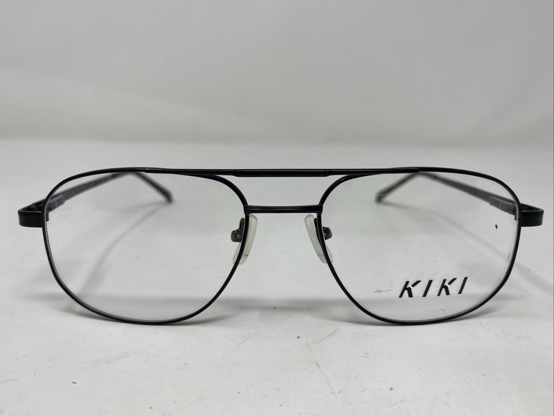 Kiki Eyewear A027 MBLK 54-18-140 Matte Black Full Rim Eyeglasses Frame AV82