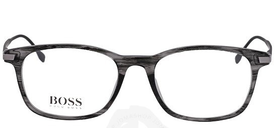 New HUGO BOSS Eyeglasses 0989 Grey Horn 51-18-140 Retail $225+