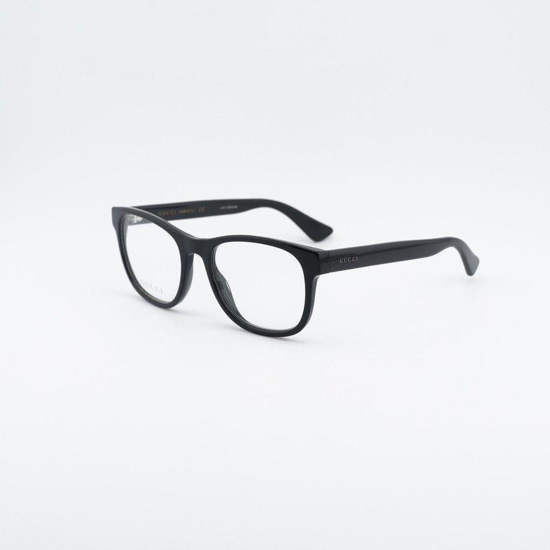NEW GUCCI GG0004O 001 Black 53mm Eyeglasses