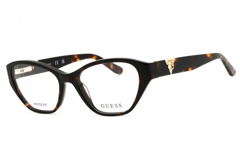 Guess GU50162 052 Dark Havana 49mm Eyeglasses New Authentic