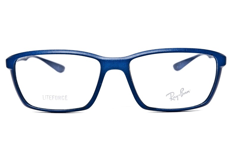 Ray Ban RB 7018 5207 LITEFORCE Matte Blue size 54/16/145 Made in Italy Eyeglass gallery