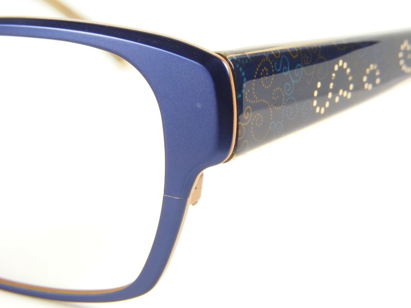 PRODESIGN DENMARK 5147 3431 BLUE MATT EYEGLASSES 52-17-139mm (DEMO LENS MISSING) gallery