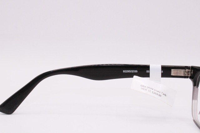NEW OGI 9229S/2035 BLACK GREY FADE AUTHENTIC EYEGLASSES 55-18 gallery