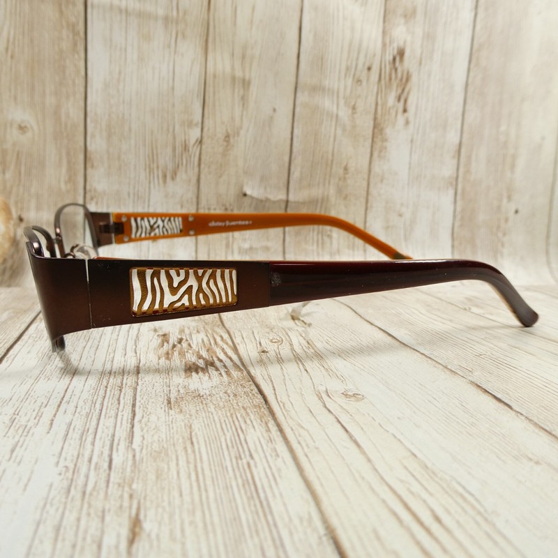 Daisy Fuentes Polished Brown Metal Eyeglasses - Selena 183 53-15-135 gallery